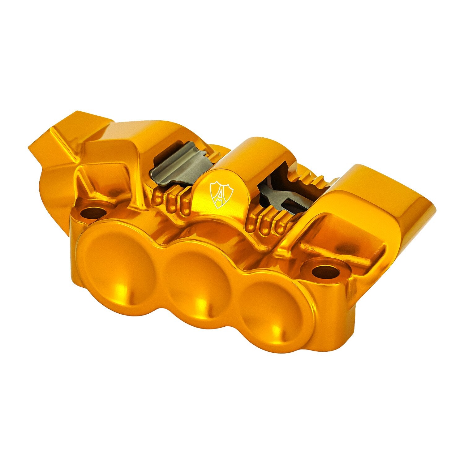 Arlen Ness 6-p mono-block radial caliper - Left - Gold