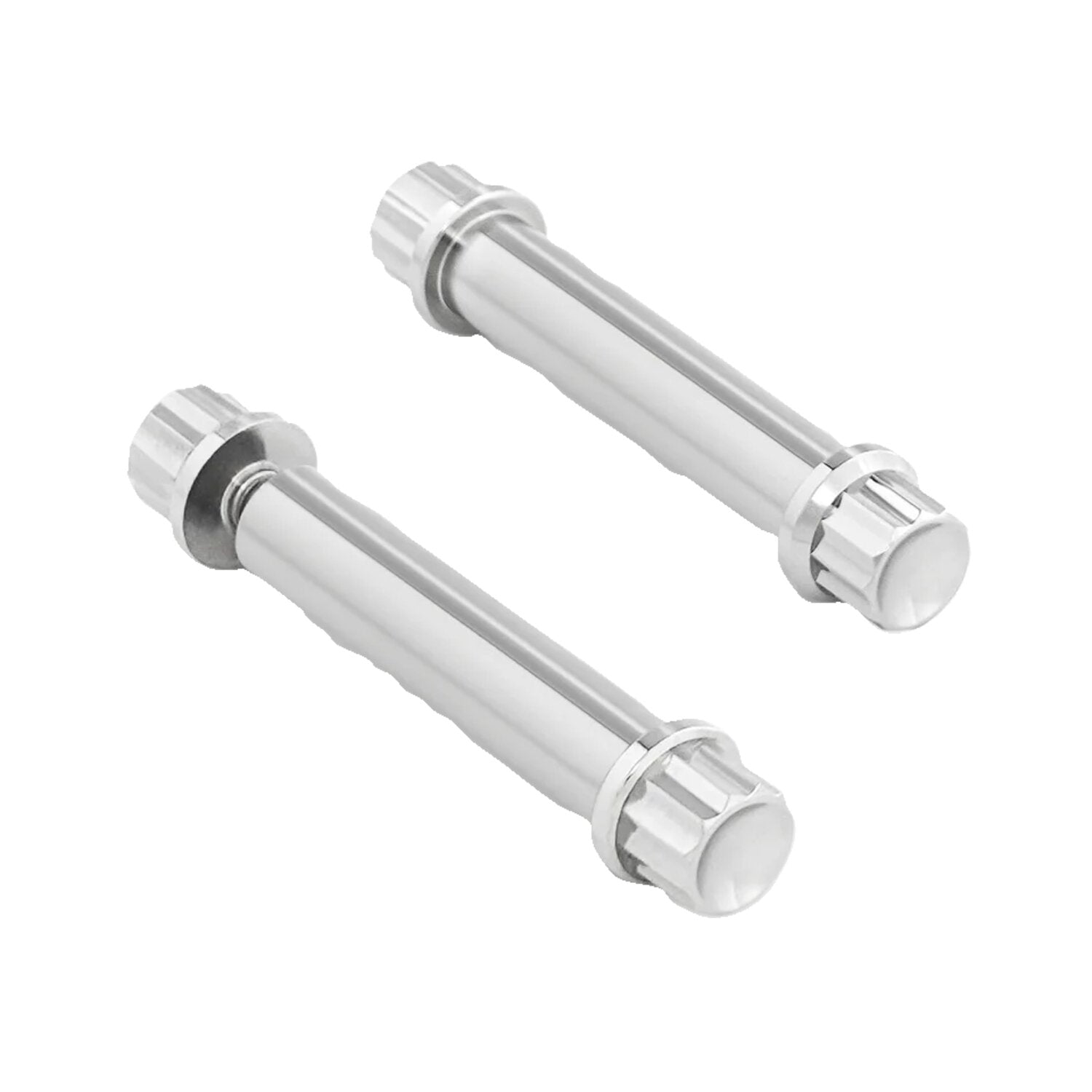 Arlen Ness titanium 12-point foot peg bolt kit - Polished