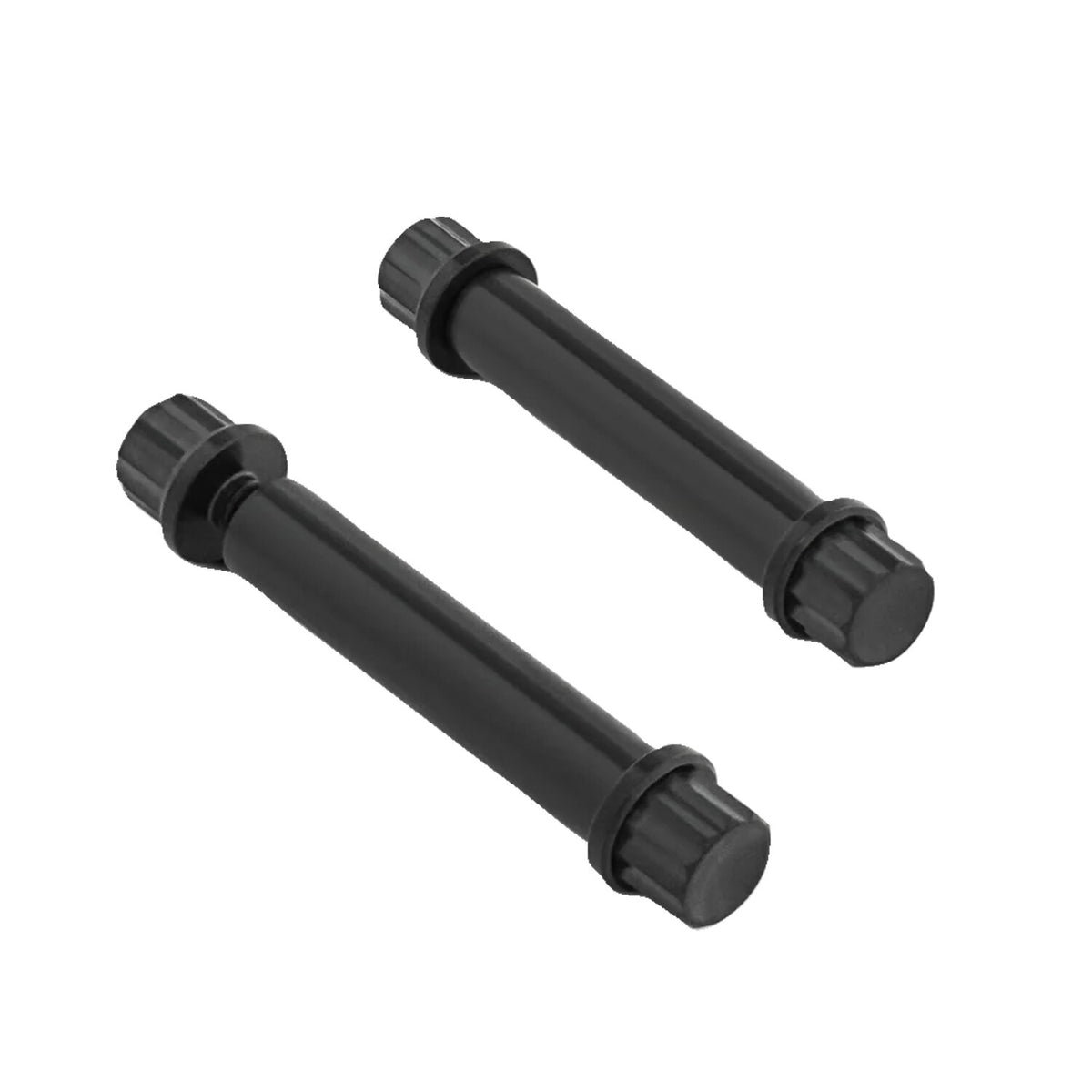 Arlen Ness titanium 12-point foot peg bolt kit - Black 2-pk