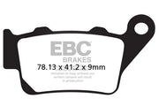 Ebc Vee Semi-gesinterte Bremsbeläge für Straßenmotorräder - Hinten