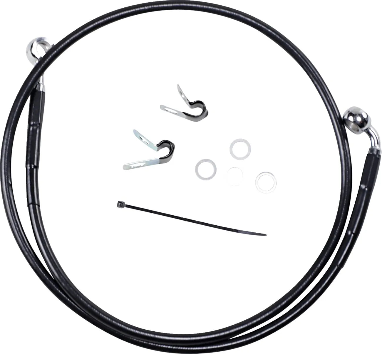 Drag Specialties Extended Brake Line Kit 44-3/8"