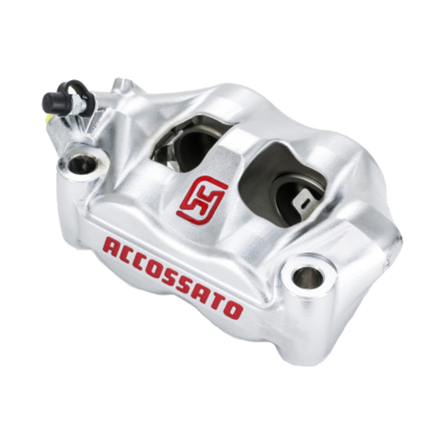 Accossato 100mm Monoblock radial brake caliper left - Silver