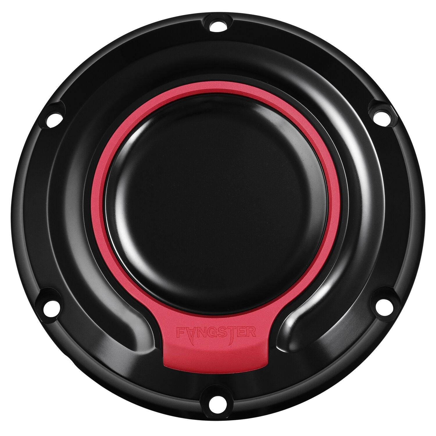Fangster Derby cover - Black red
