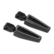 Fangster passenger foot pegs - Black smoky
