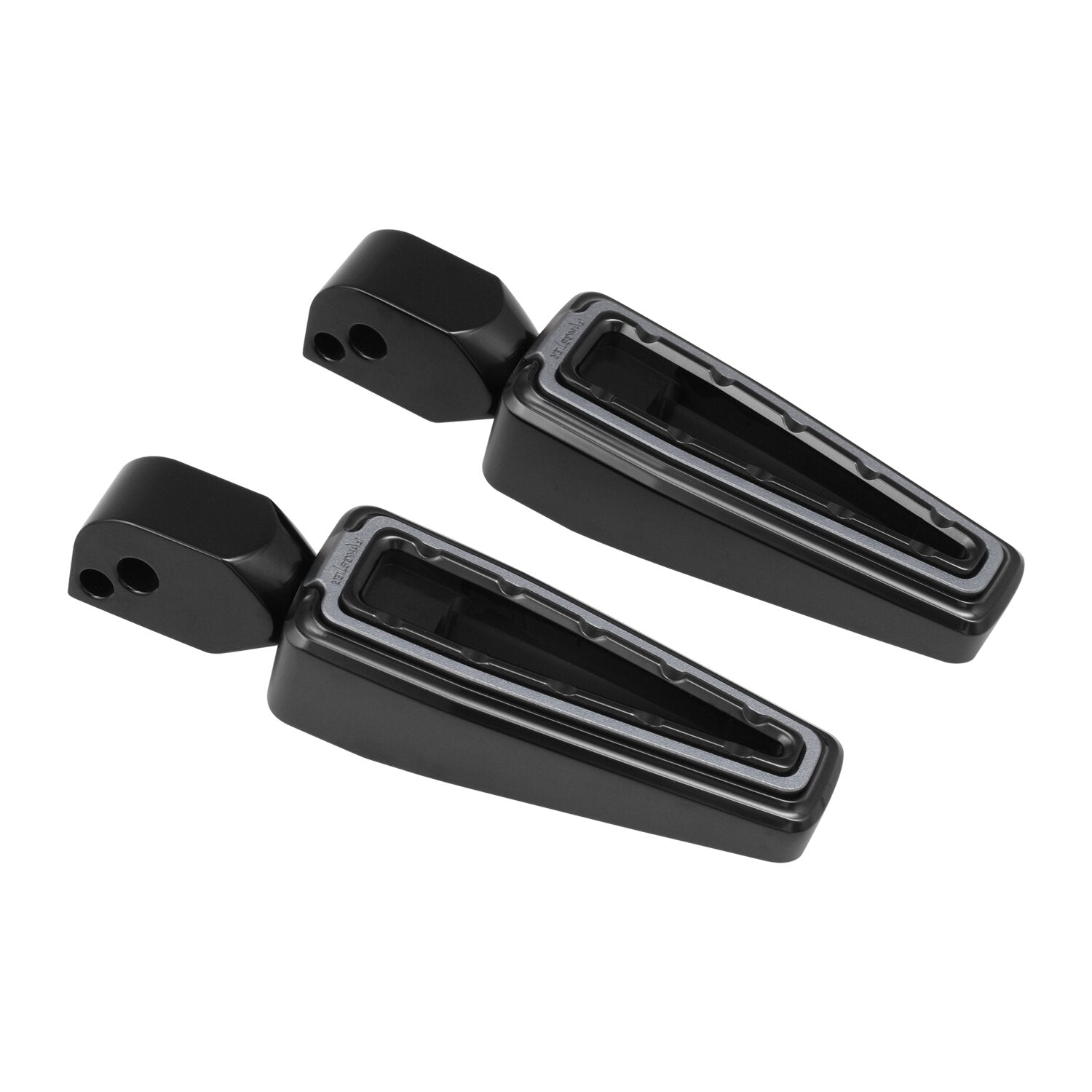 Fangster passenger foot pegs - Black smoky