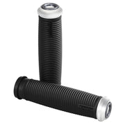 Fangster handlebar grip set - Chrome smoky