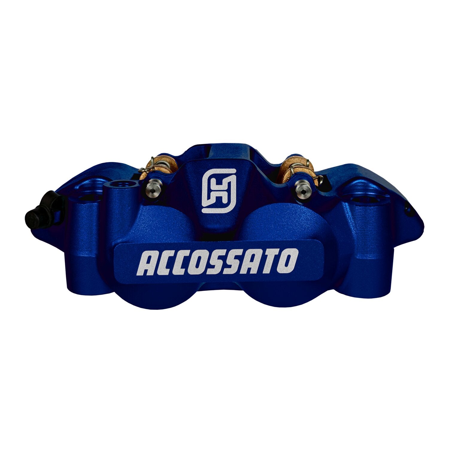 Accossato 108mm Monoblock radial brake caliper right - Blue