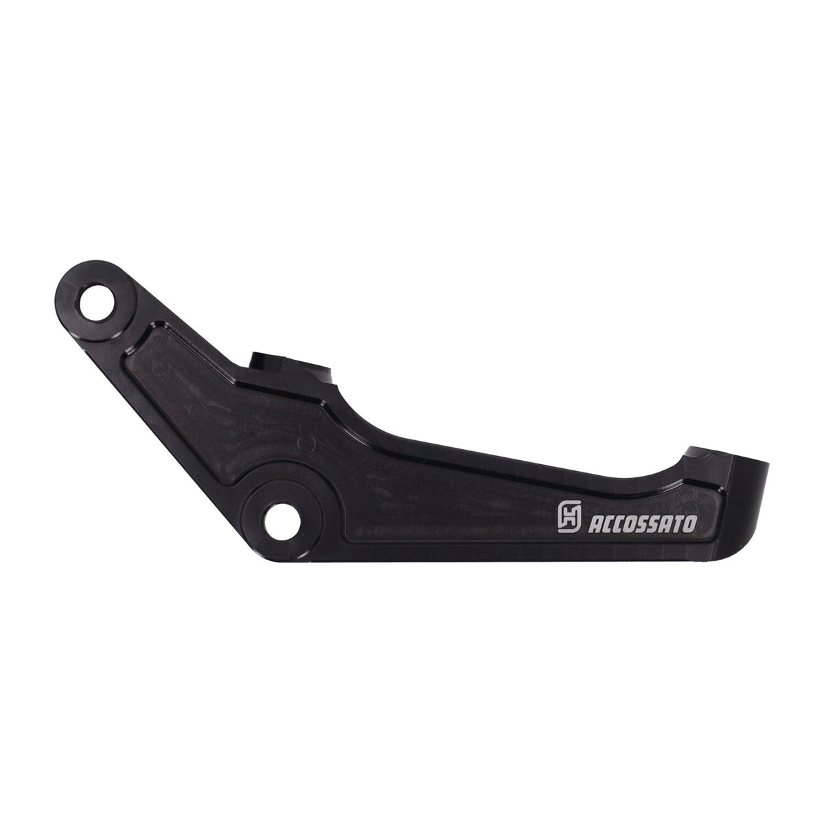 Accossato brake caliper bracket - Left front - Black