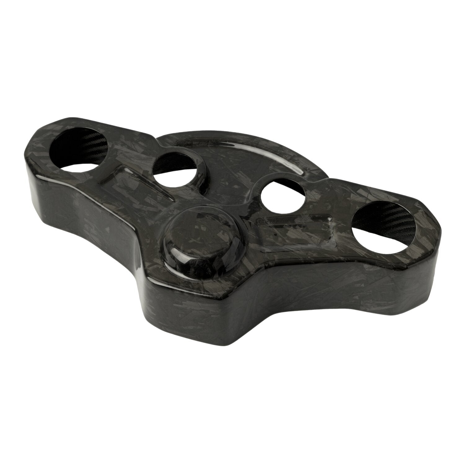 Tommy & Sons carbon fiber top triple tree cover - Forged