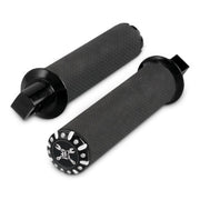 Burly Hawk foot peg set - Black CC