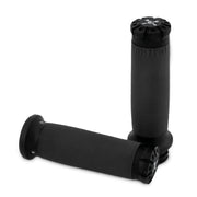 Burly Hawk billet grip set - Black CC