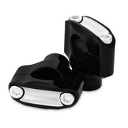 Burly Reaper riser kit - 1.5" high - 4-bolt 2-piece - Black CM
