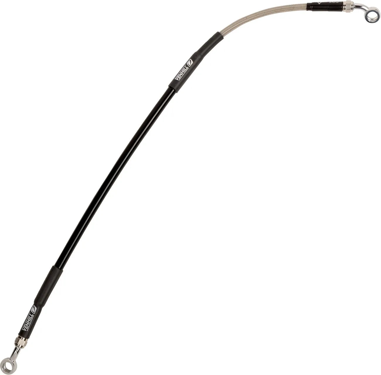 Moose Offroad Stainless Steel Braided Brake Line - Rear
