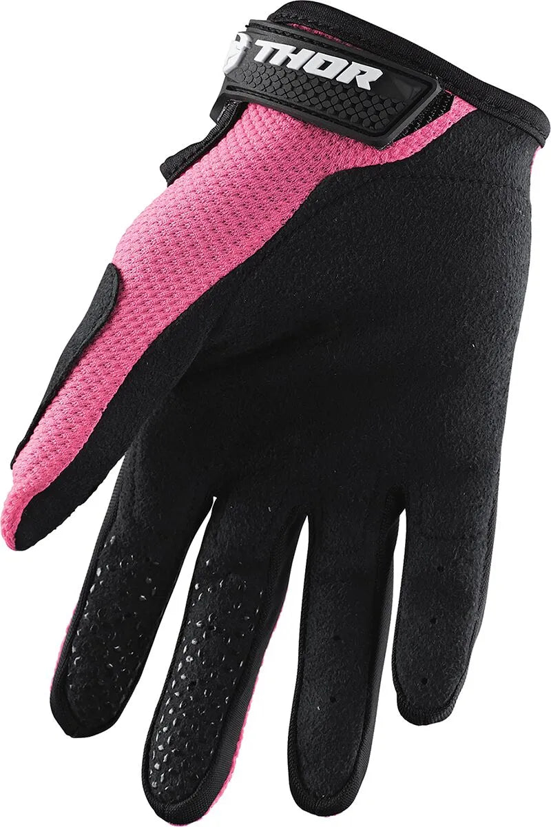 Thor Women's Sector Gloves - Black/Pink