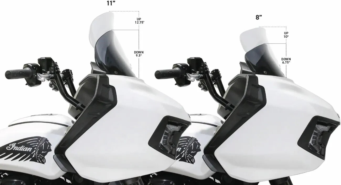 Klock Werks Flare Indian Windshield - Clear
