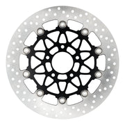 Accossato floating brake disc front - Round - Black