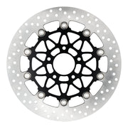 Accossato floating brake disc front - Round - Black