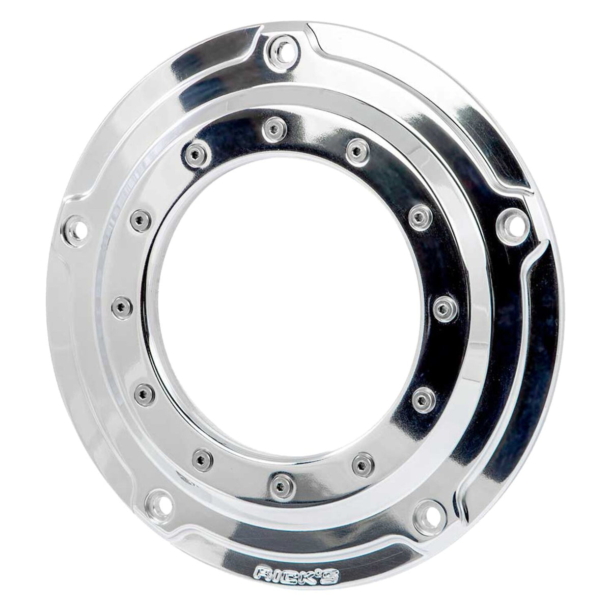 Rick's Motorcycles derby cover 'Porthole' - Polished