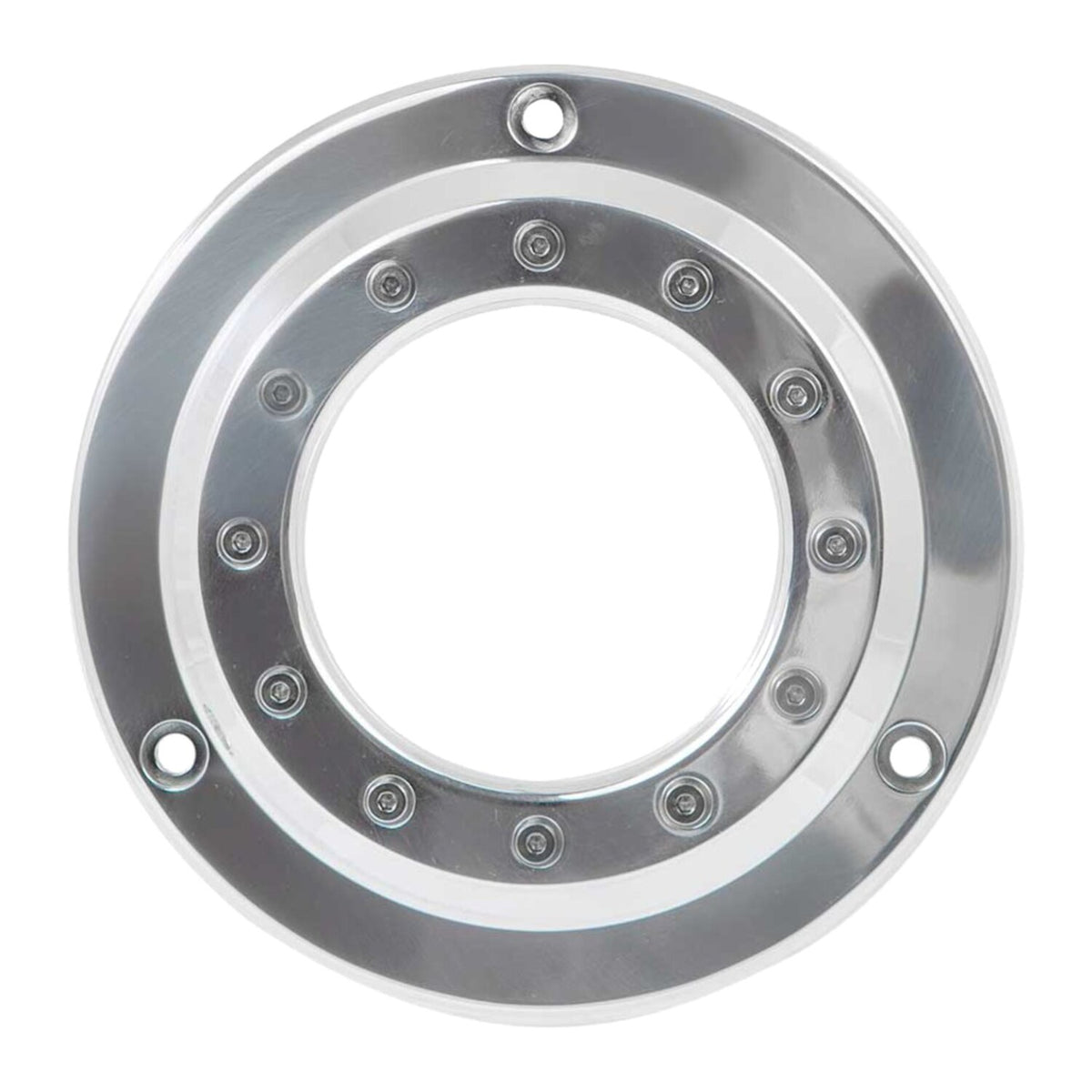 Rick's Motorcycles derby cover 'Porthole' - Polished
