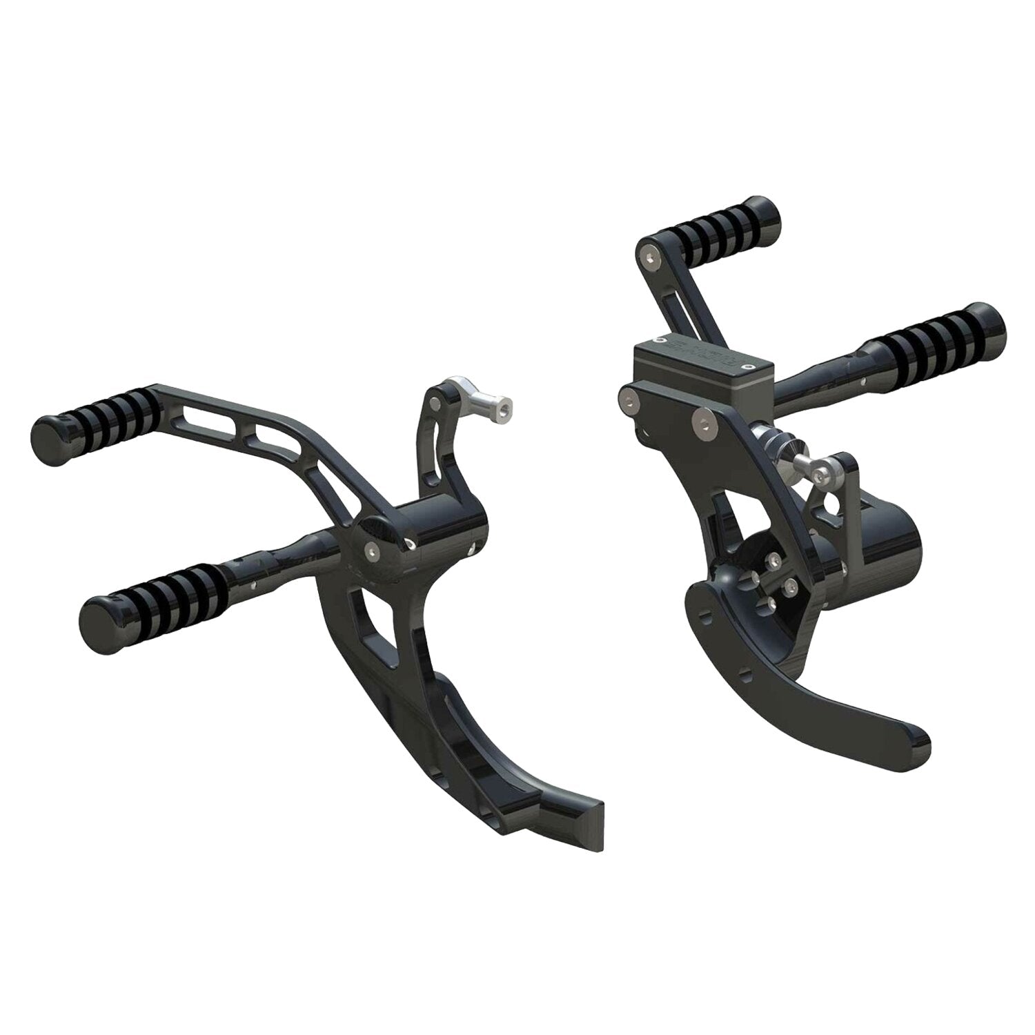 Rick's Motorcycles +4" Forw - control kit - O-Ring - Black