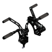 Rick's Motorcycles +4" Forw - control kit - AK 4.7 - Black