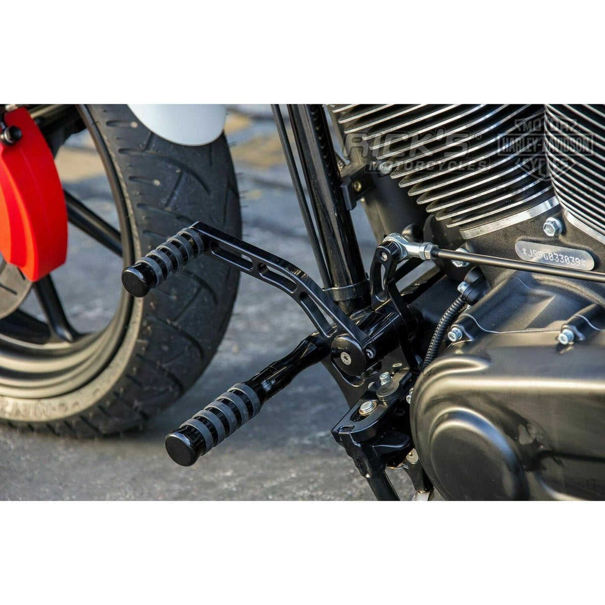 Rick's Motorcycles Forward control kit - O-Ring - Black