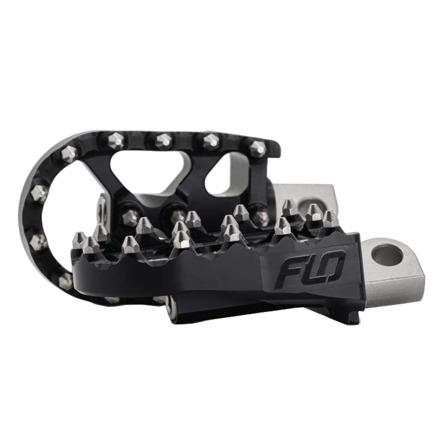 Flo Motorsports V2 MX foot peg set - Black