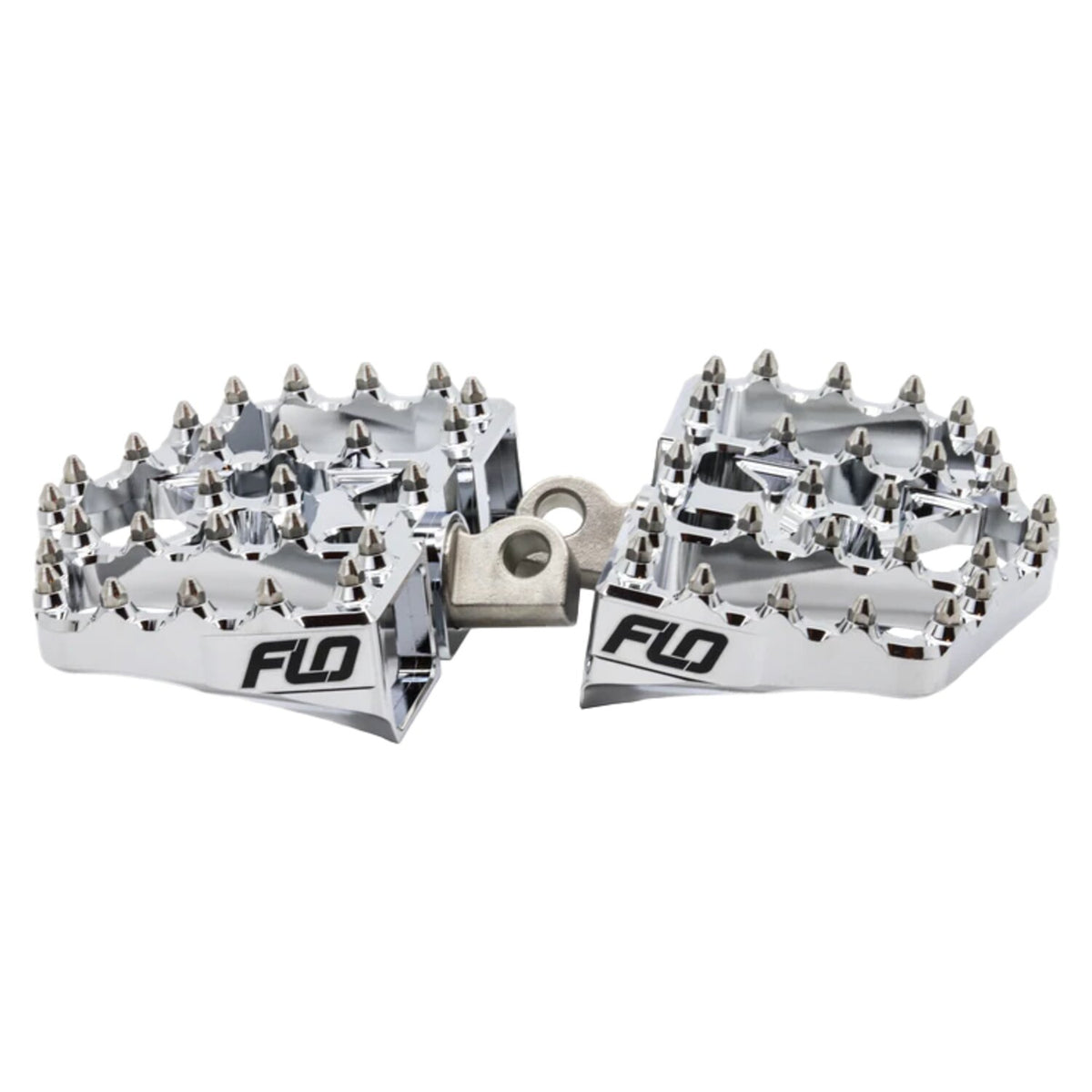Flo Motorsports V4 BMX Mini floorboards - Chrome