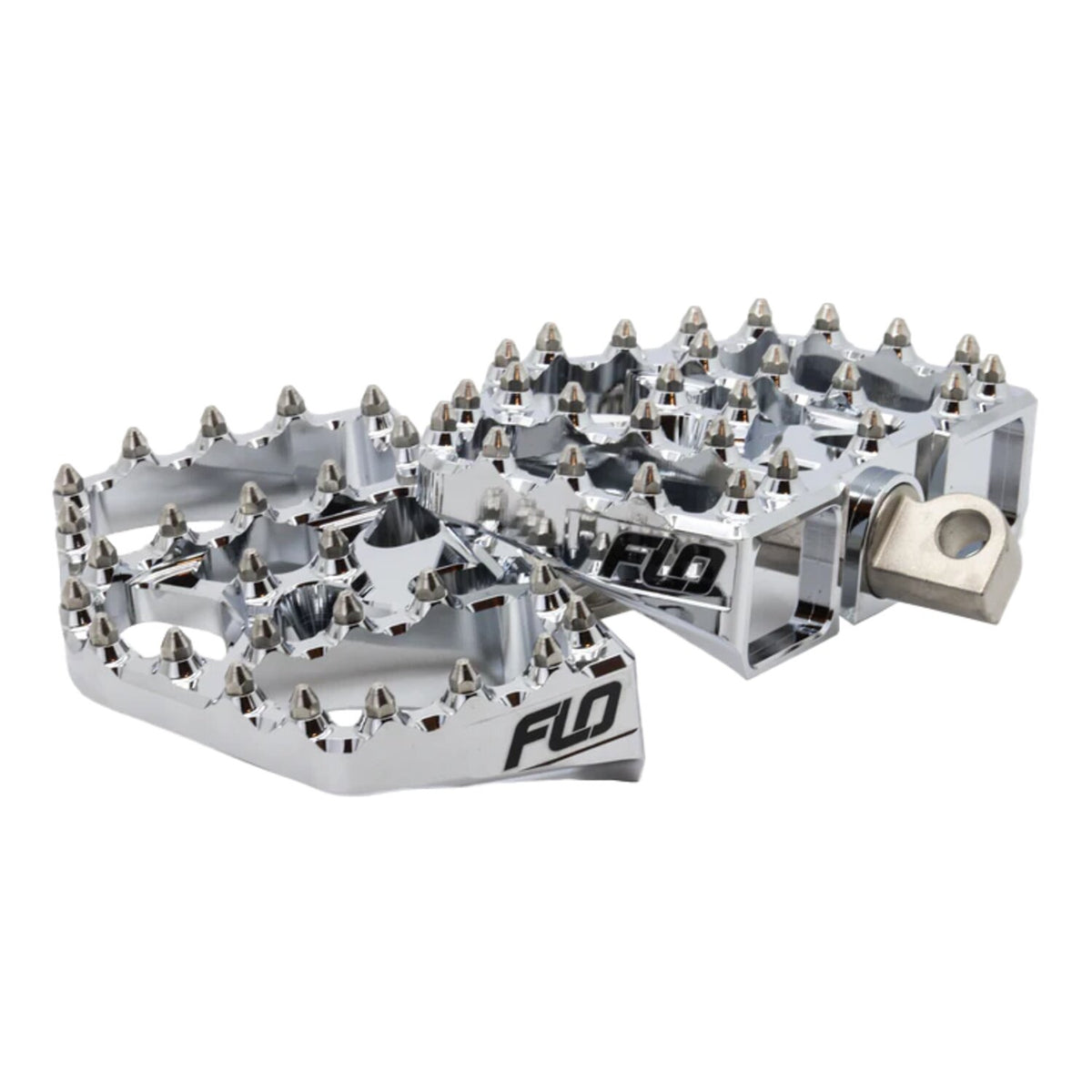 Flo Motorsports V4 BMX Mini floorboards - Chrome