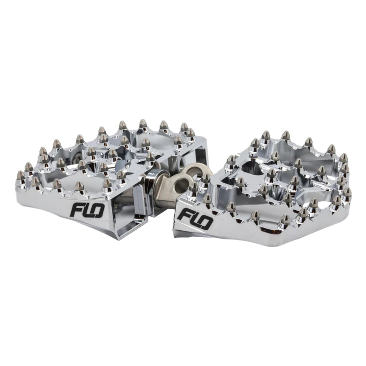 Flo Motorsports V4 BMX Mini floorboards - Chrome