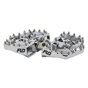 Flo Motorsports V4 BMX Mini floorboards - Chrome