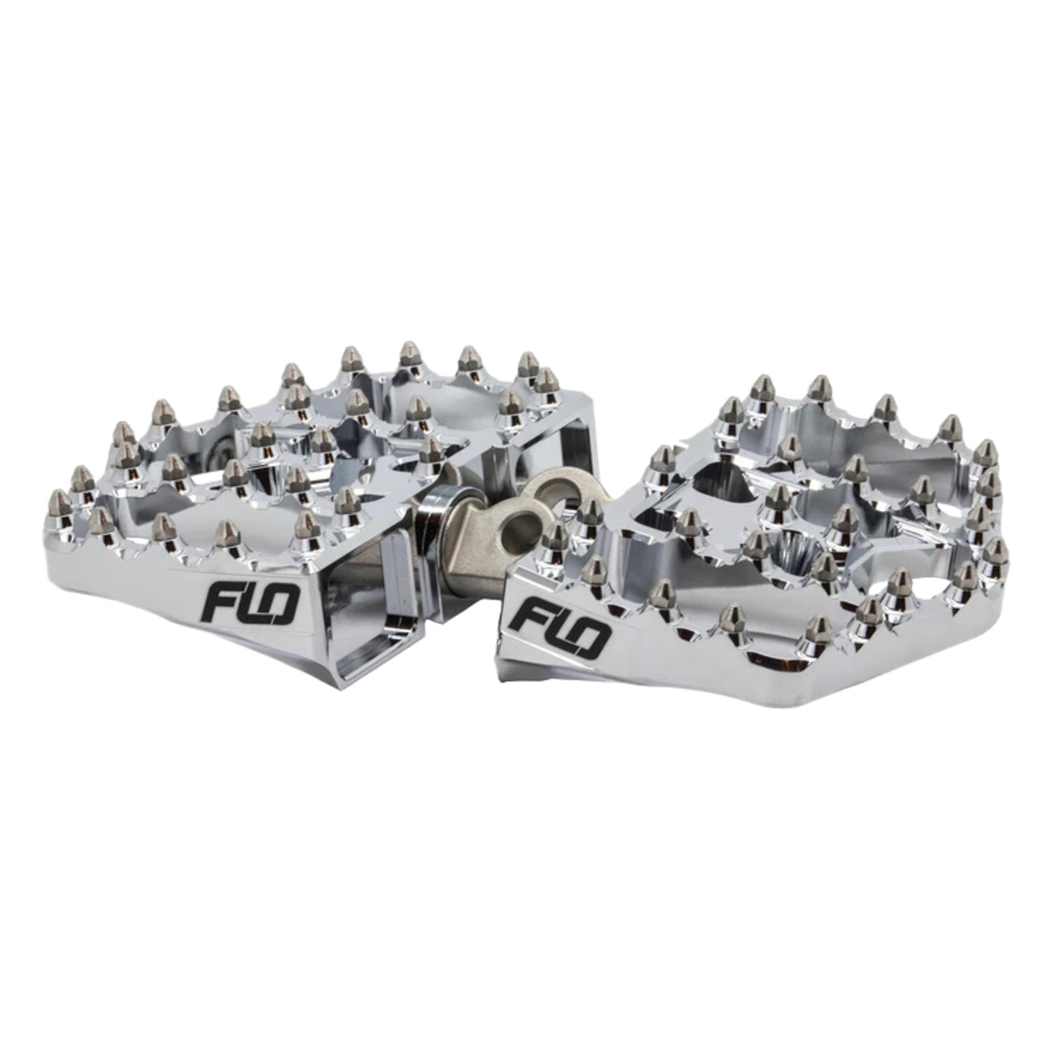 Flo Motorsports V4 BMX Mini floorboards - Chrome