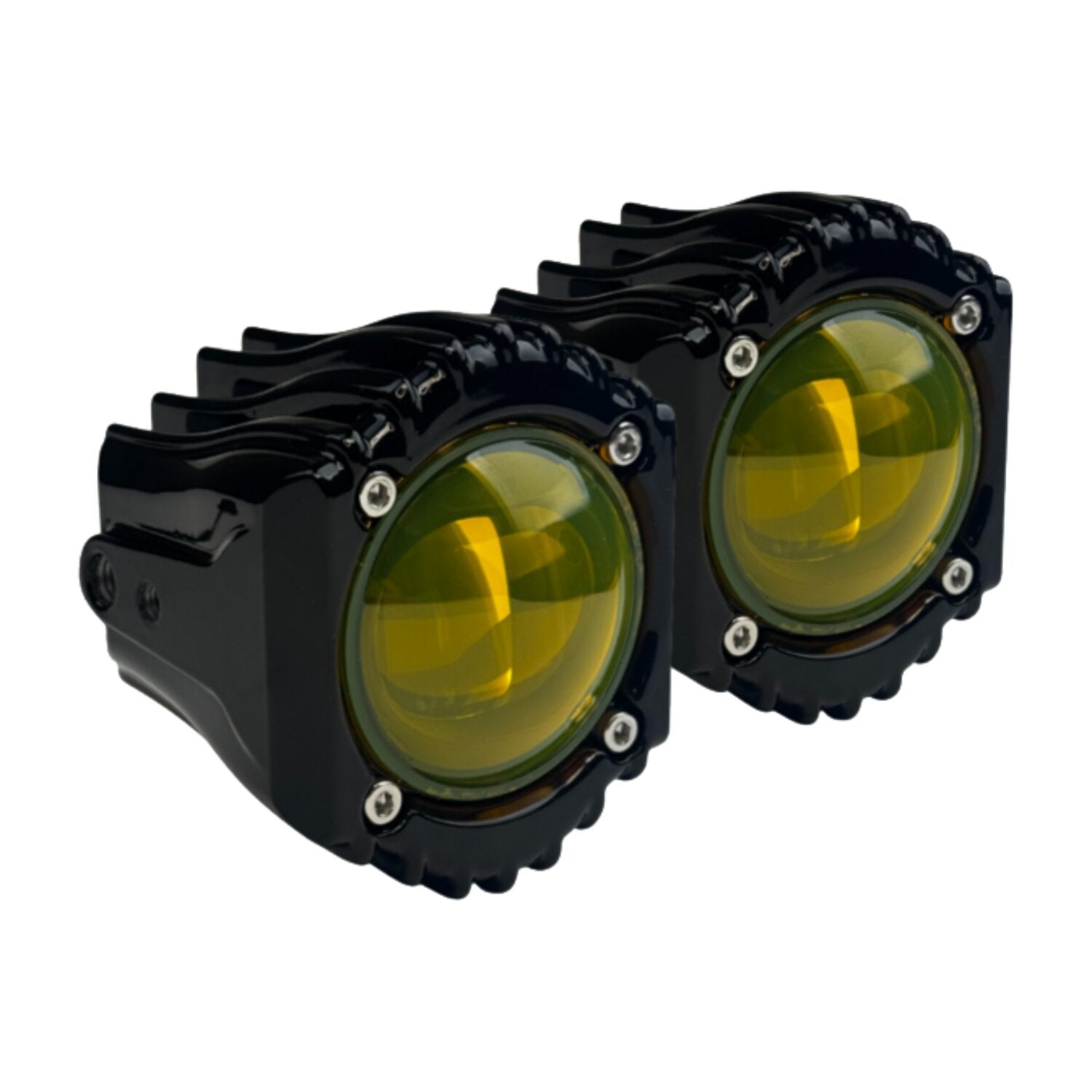 Custom Dynamics Shark Demon LED Fog Lights - Yellow