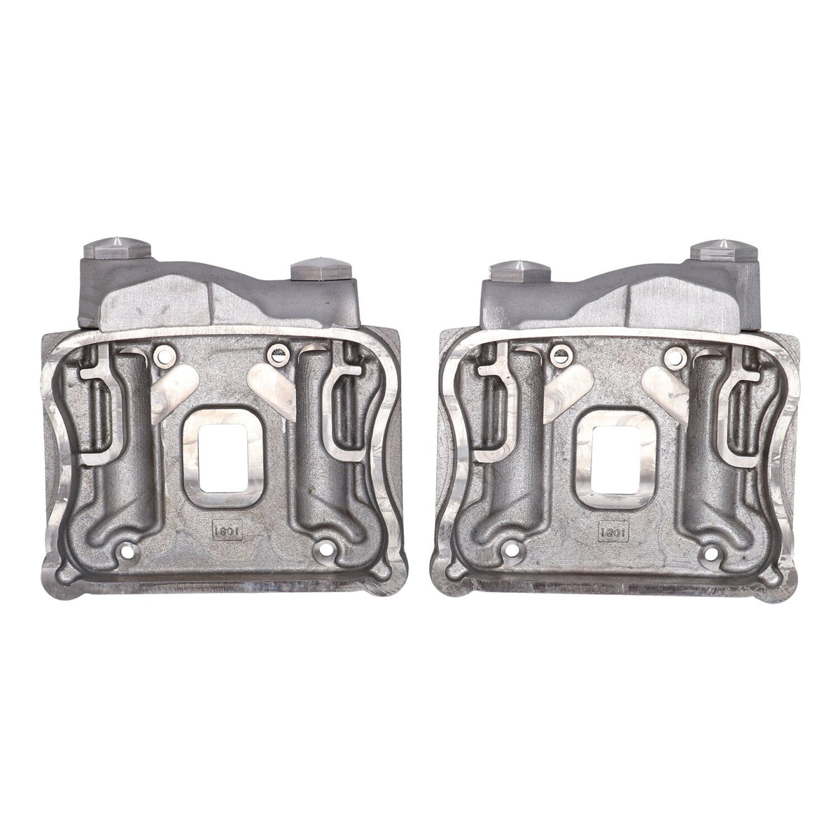EMD 'Knucklehead style' rocker cover set - Raw