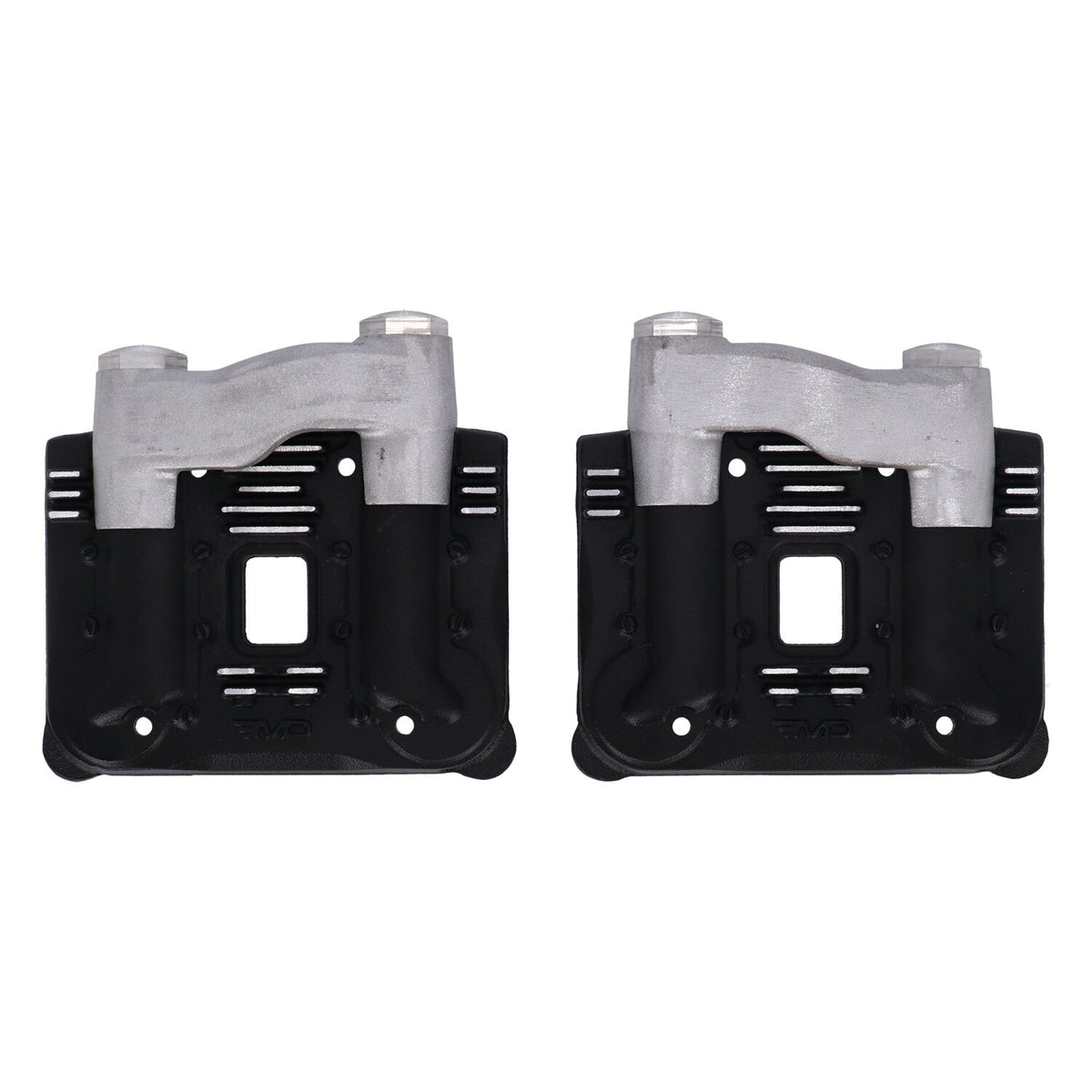 EMD 'Knucklehead style' rocker cover set - Black cut
