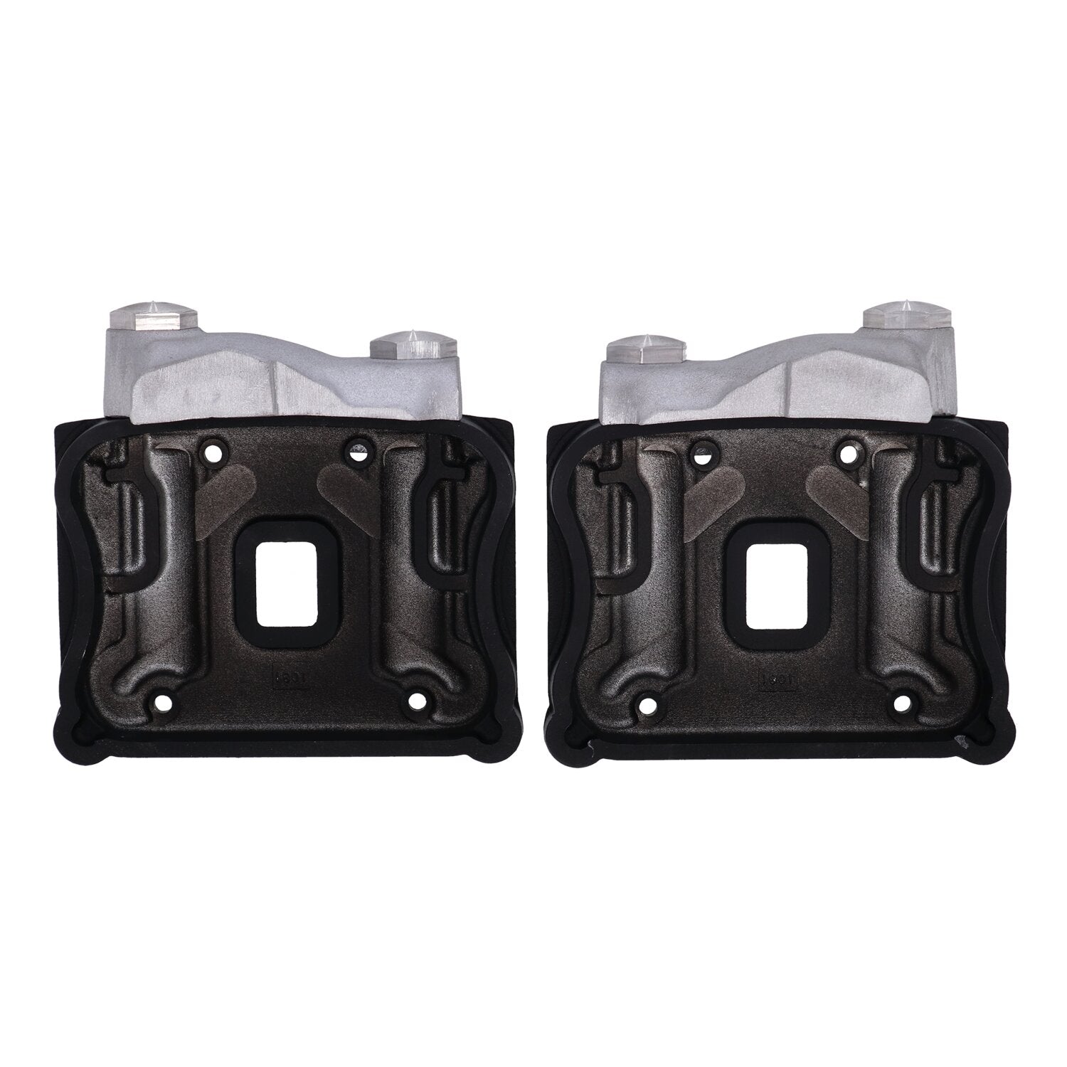 EMD 'Knucklehead style' rocker cover set - Black cut