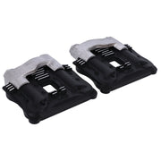 EMD 'Knucklehead style' rocker cover set - Black cut