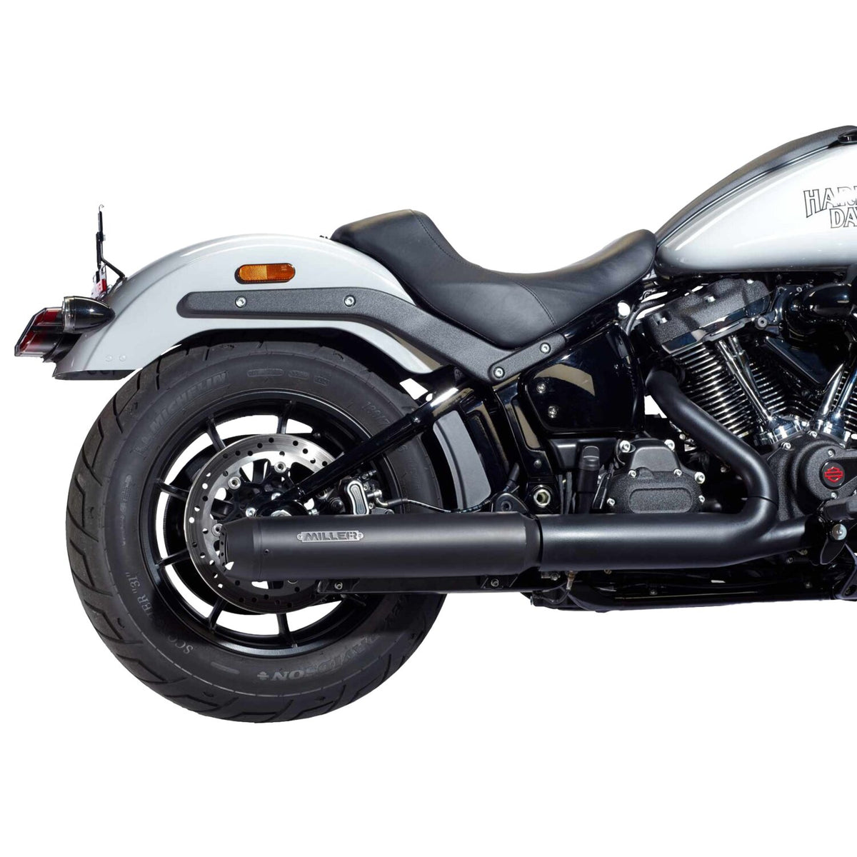 Miller Exhaust Miller Liberty Slip-On black End cap Tapered black