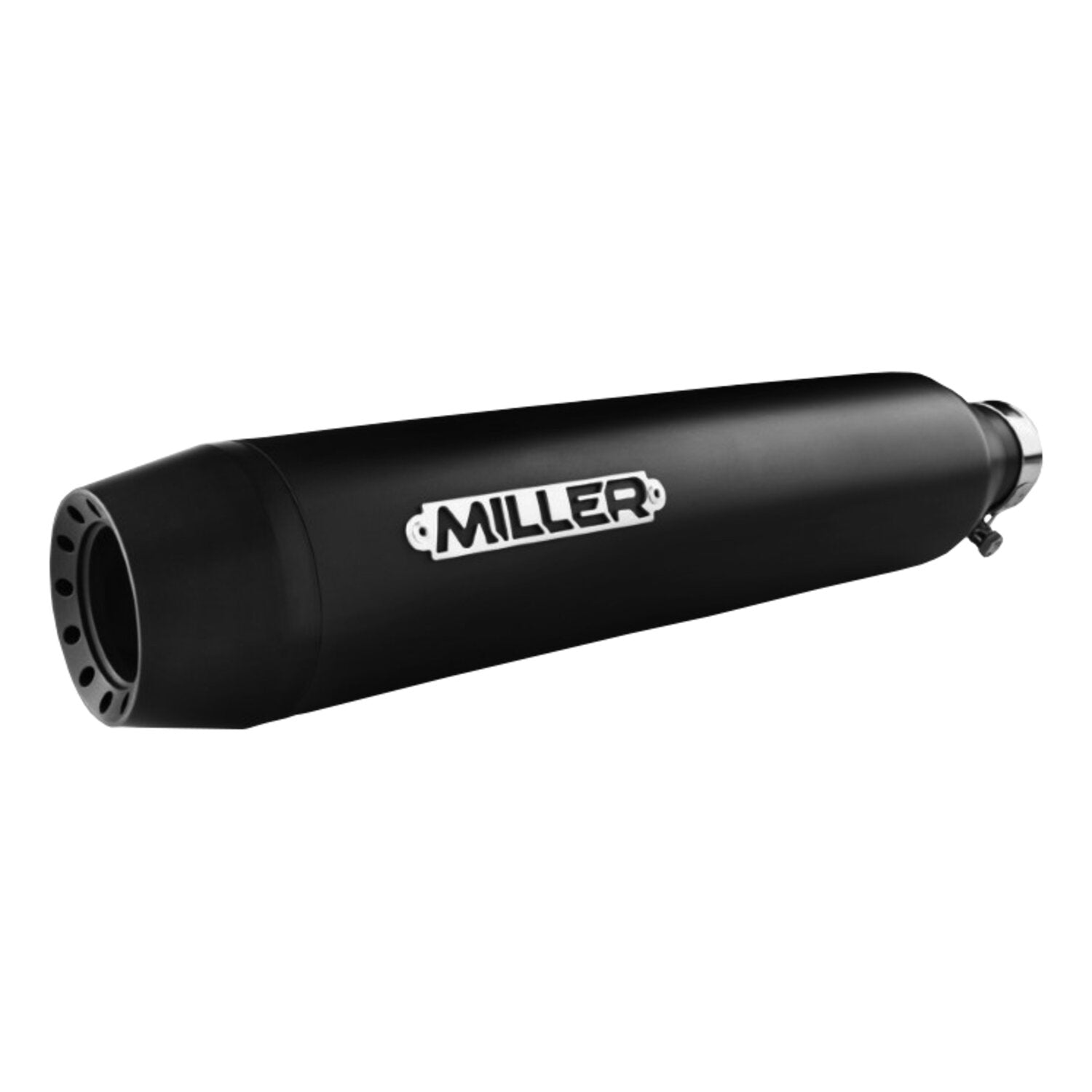Miller Exhaust Miller Liberty Slip-On black End cap Tapered black