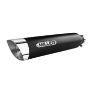 Miller Exhaust Miller Liberty Slip-On black End cap SlashCut polished