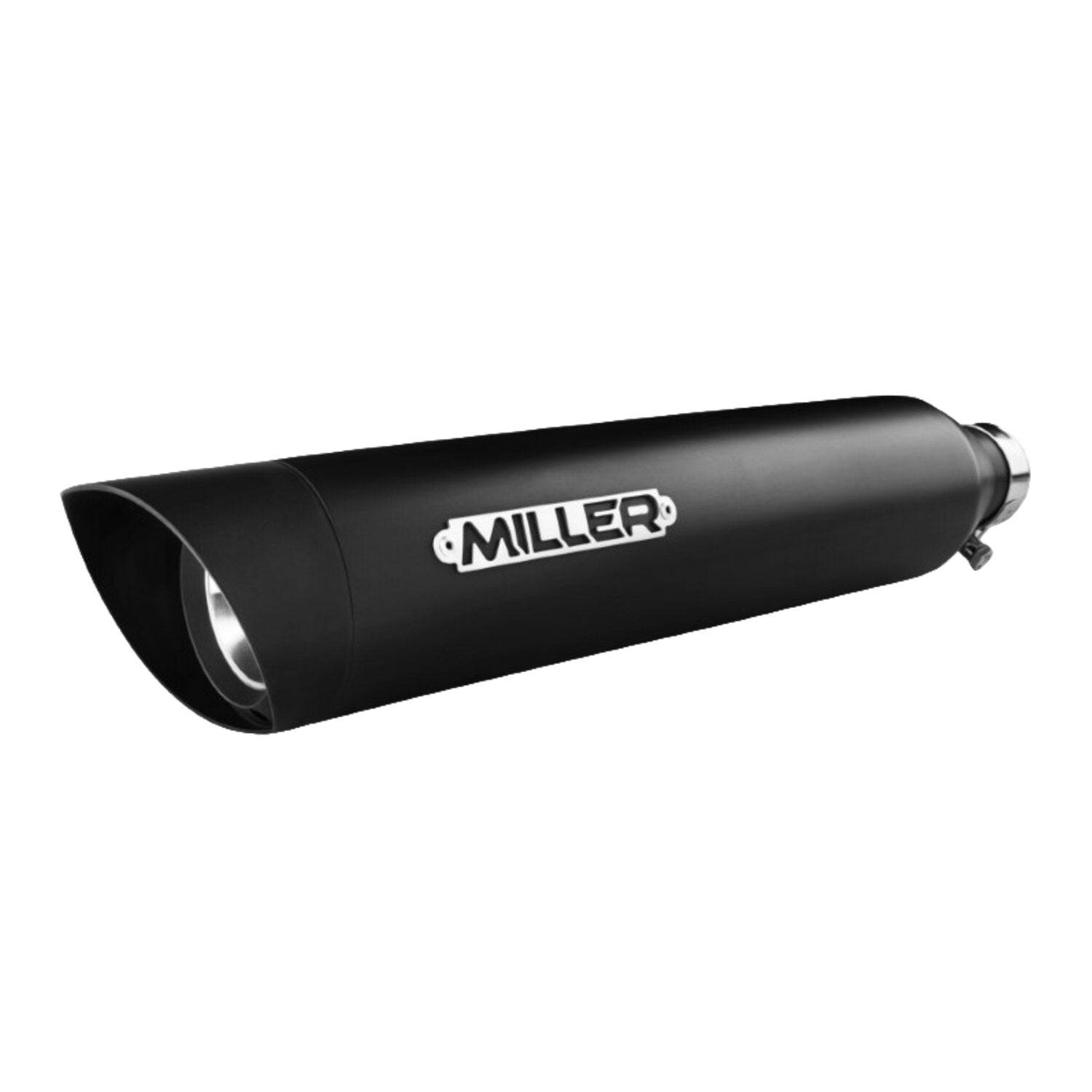 Miller Exhaust Miller Liberty Slip-On black End cap SlashCut black