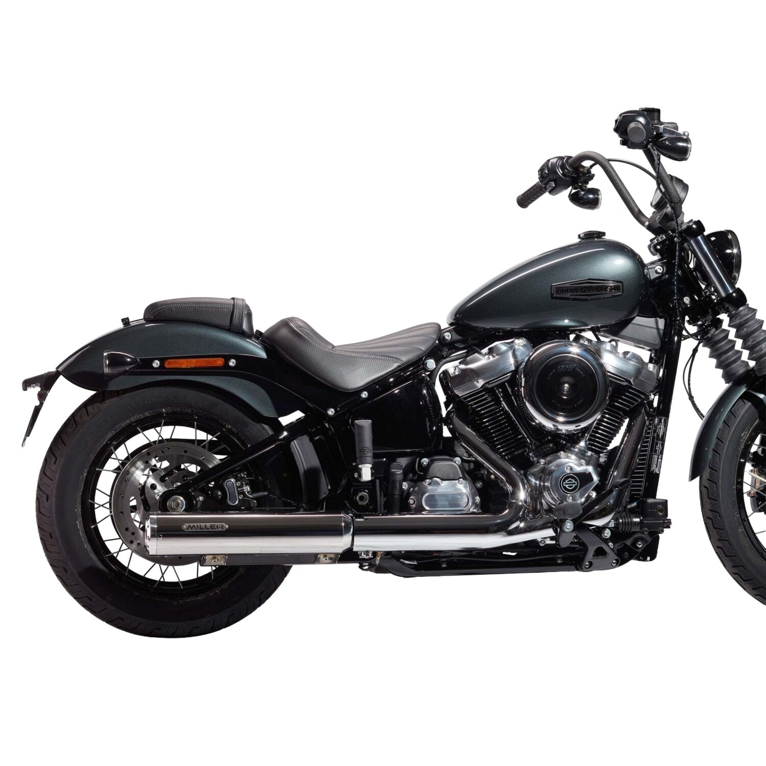 Miller Exhaust Miller Liberty Slip-On polished End cap Standard polished