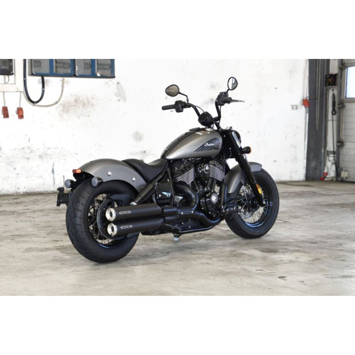 Miller Exhaust Miller Omaha II Slip-Ons black End cap Standard polished