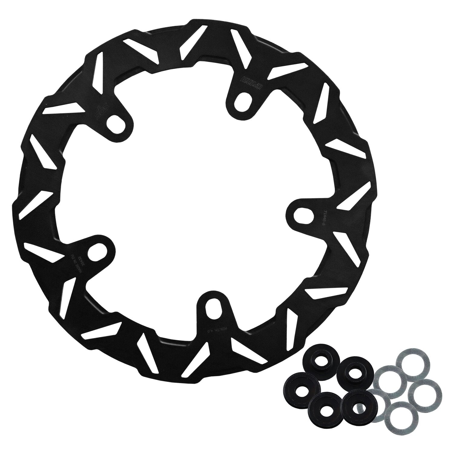 Kodlin by SBS 'V-Design' brake rotor front L/R - Black