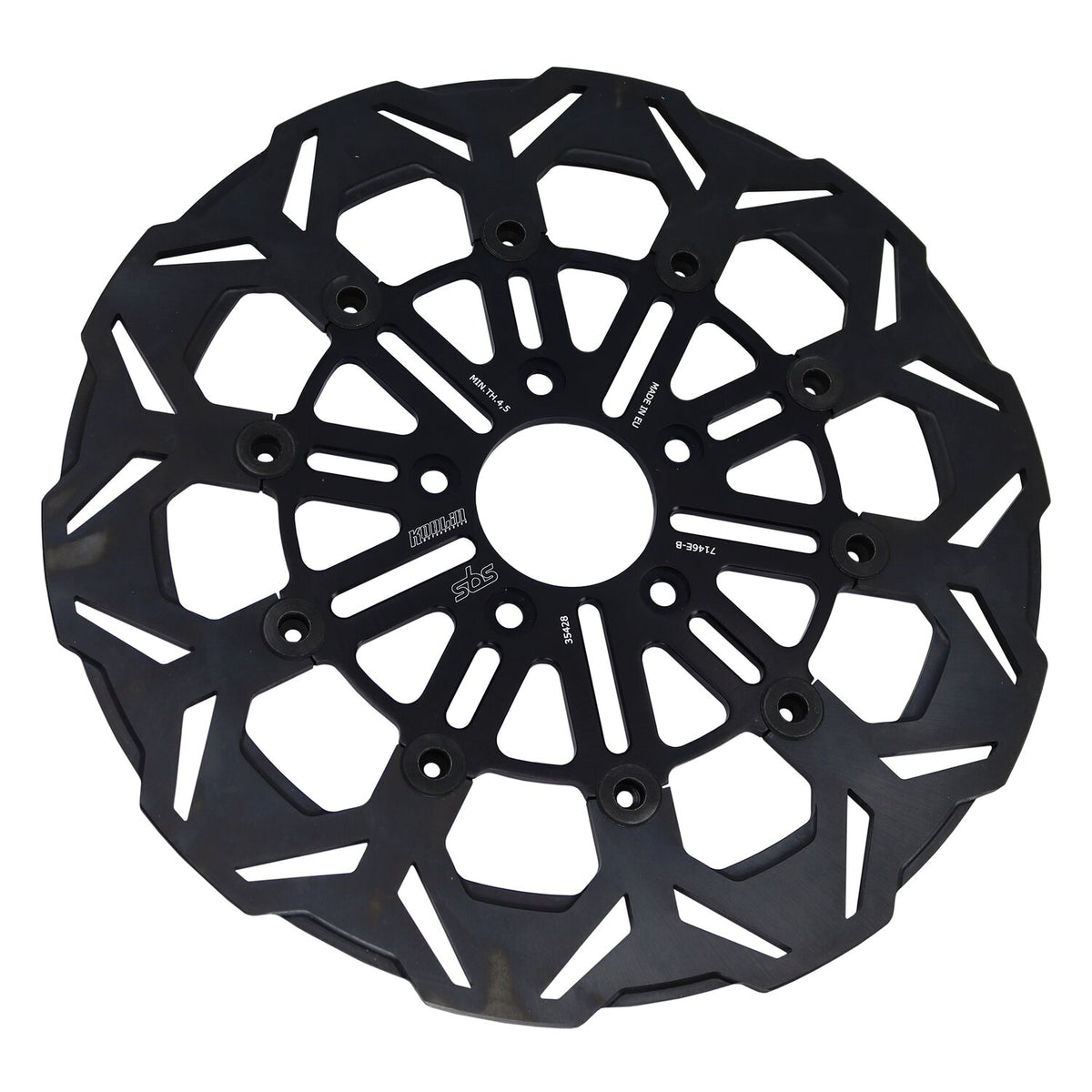 Kodlin by SBS 'V-Design' brake rotor front L/R - Black