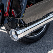 Track Series 2-2 slip-on mufflers - Chrome - Big Shot