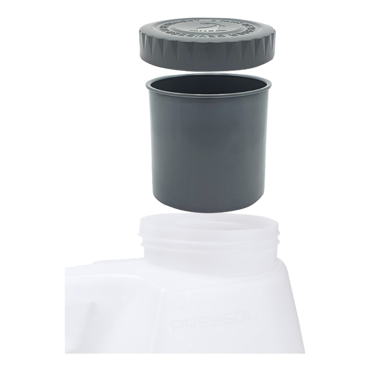 Pressol universal transparent HDPE refilling can - 10 liter