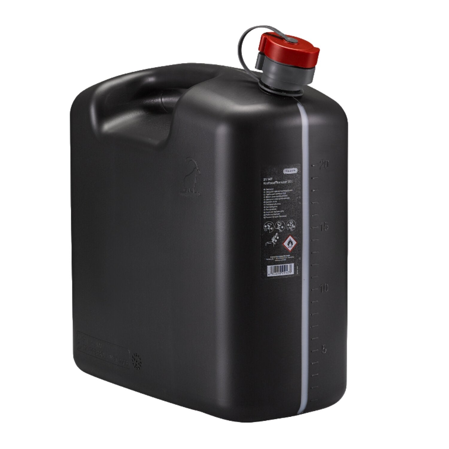 Pressol HDPE dark gray fuel can - 20 liter