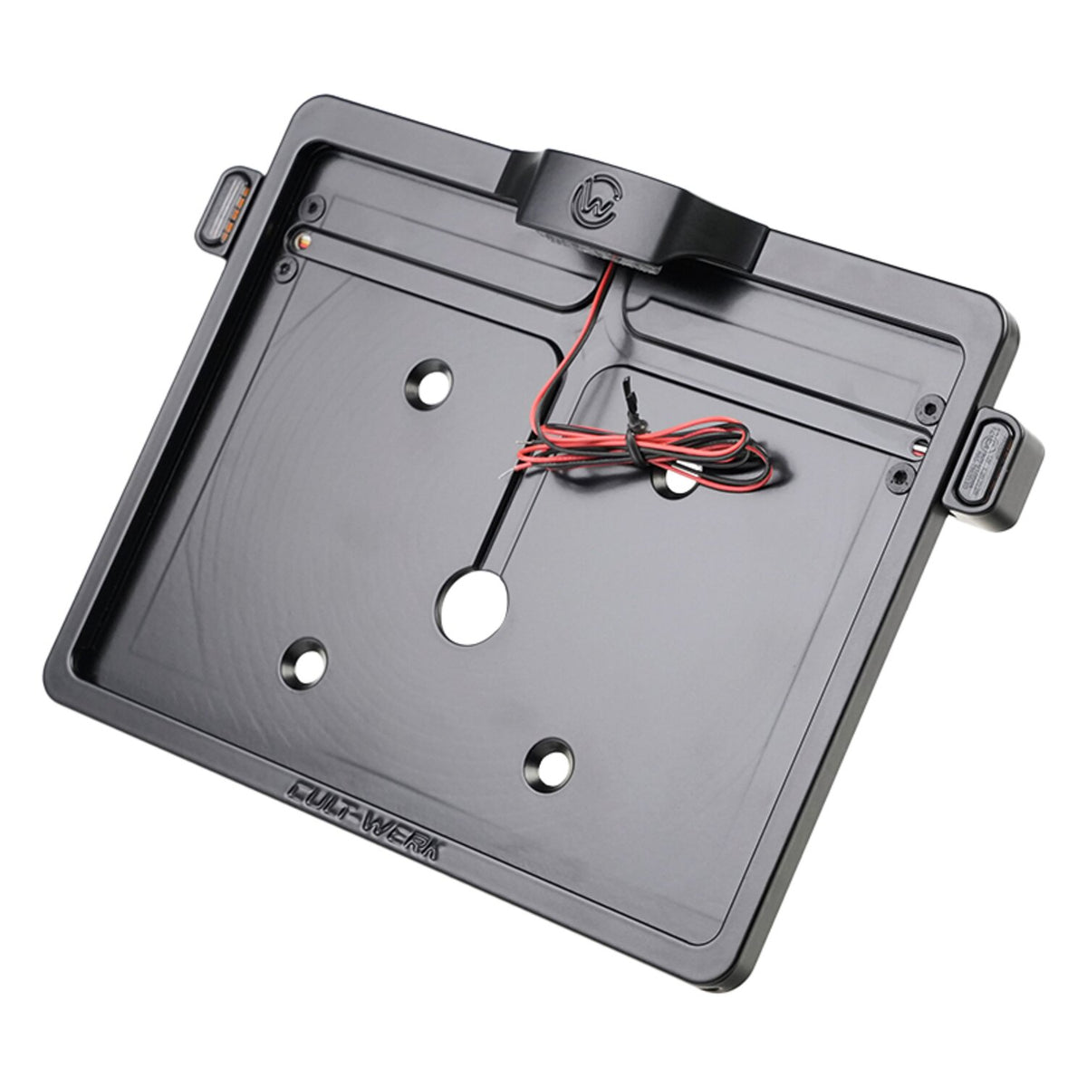 Cult-Werk license plate bracket V1 - With 3-1 light combo