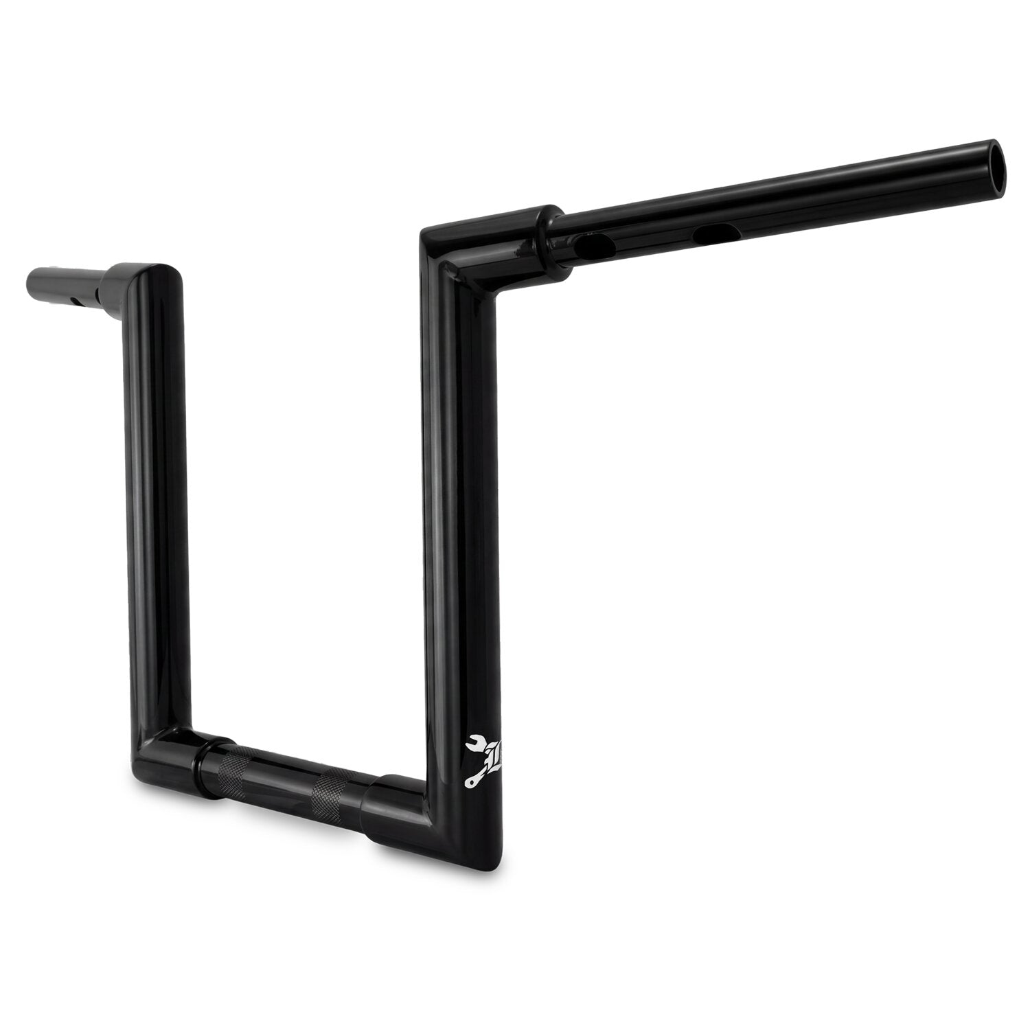 Burly 1-1/2" Jason bar - 12" rise - Gloss black